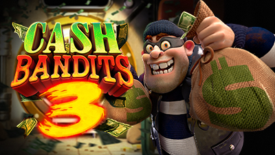 100 Spins On Cash Bandits 3 with Red Dog Casino